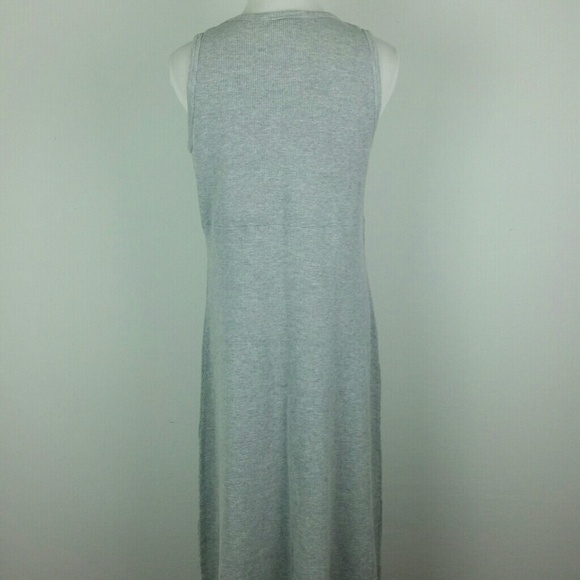 REAL COMFORT l Gray Thermal Tank Maxi Dress B1 - Picture 5 of 6